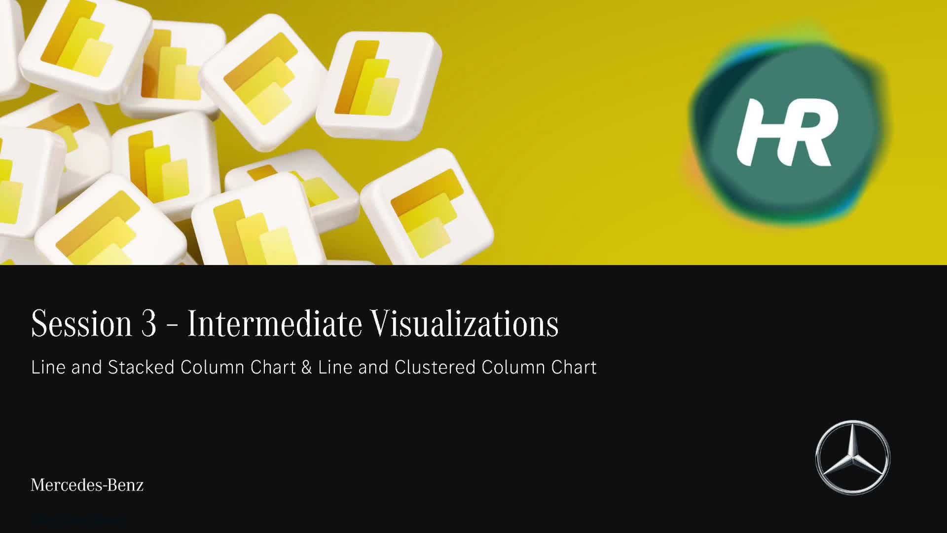3.4 — Line & Stacked Column Chart / Line & Clustered Column Chart